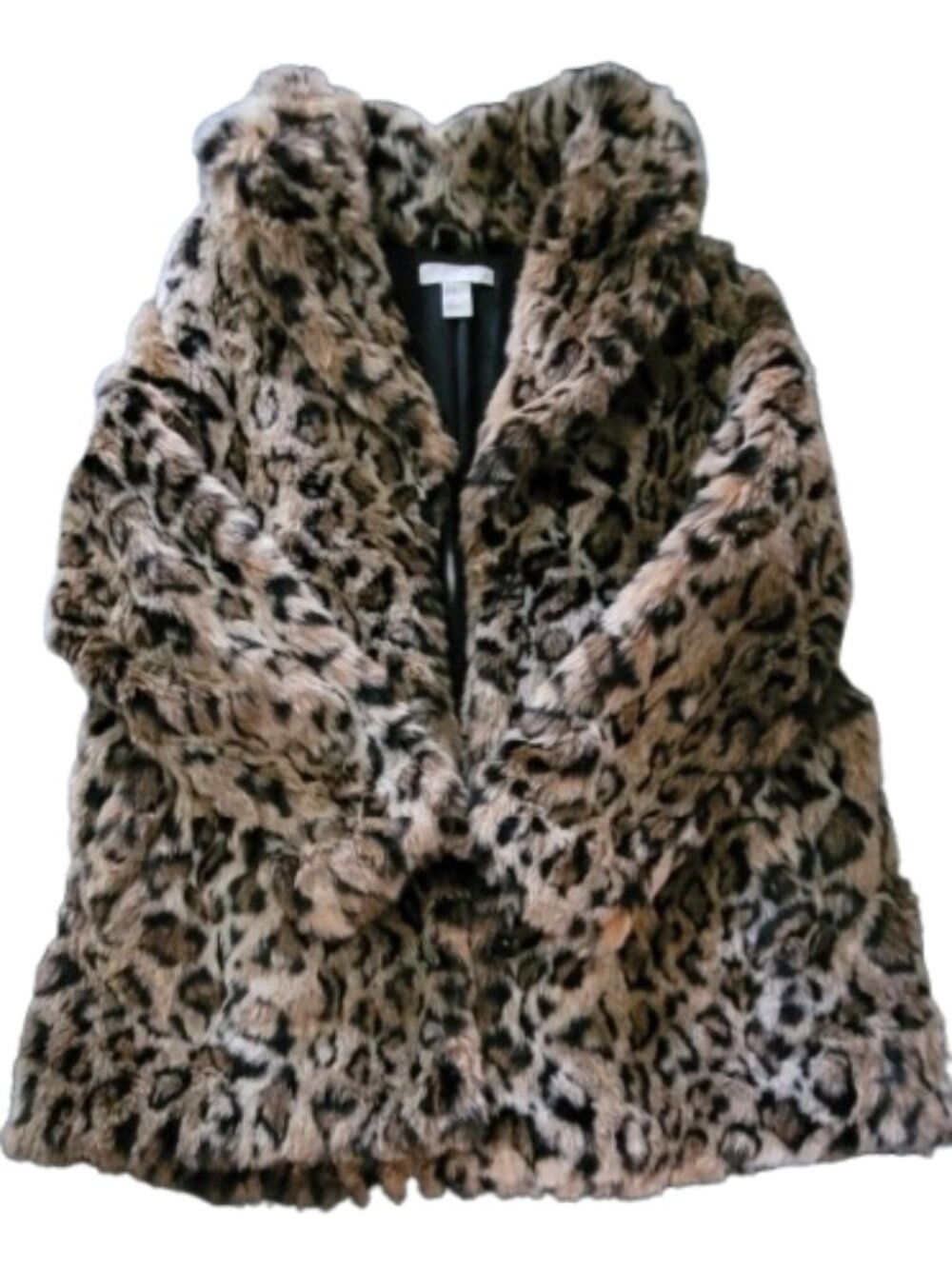 H&M Faux Leopard Fur Coat